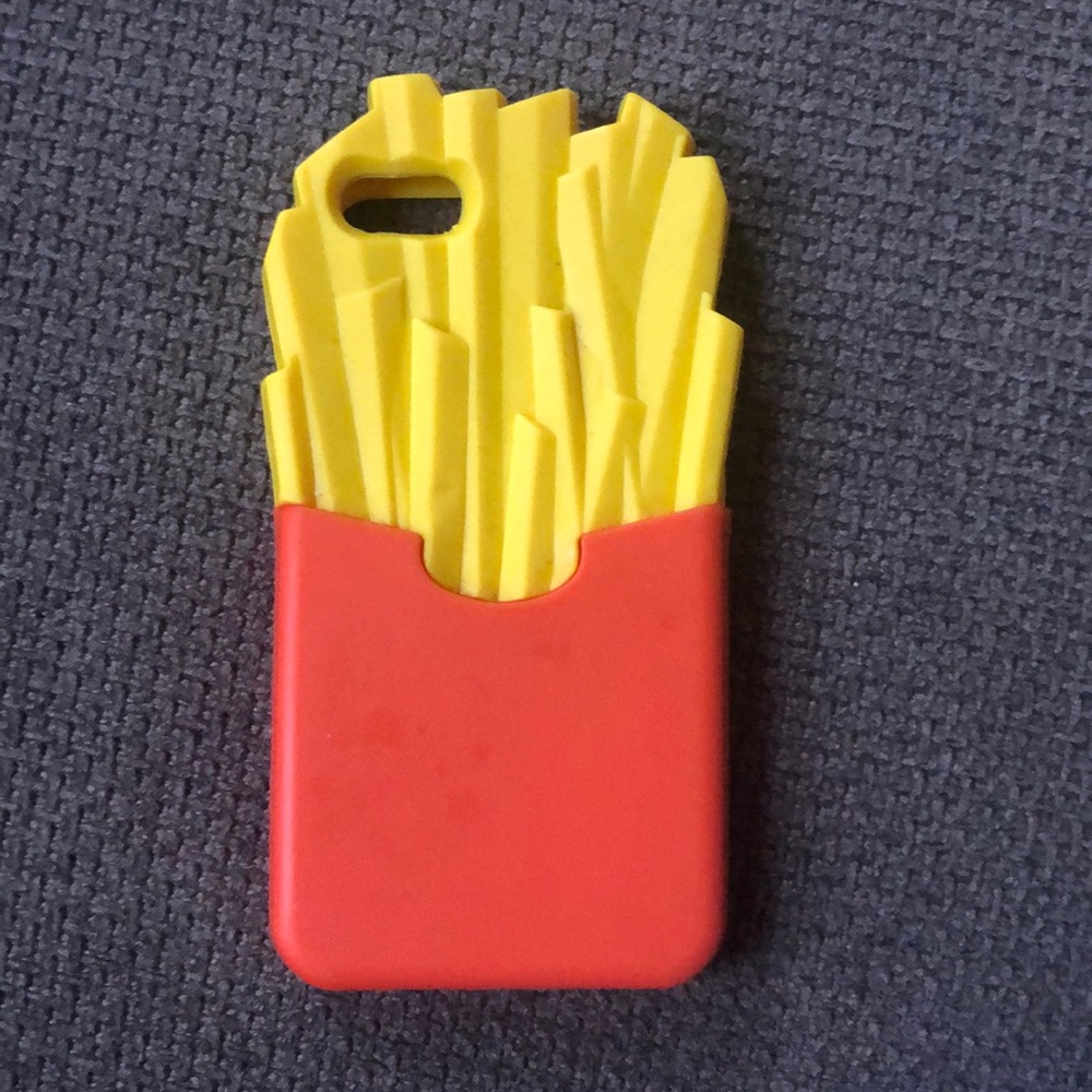 Silicon French fry iPhone SE case
